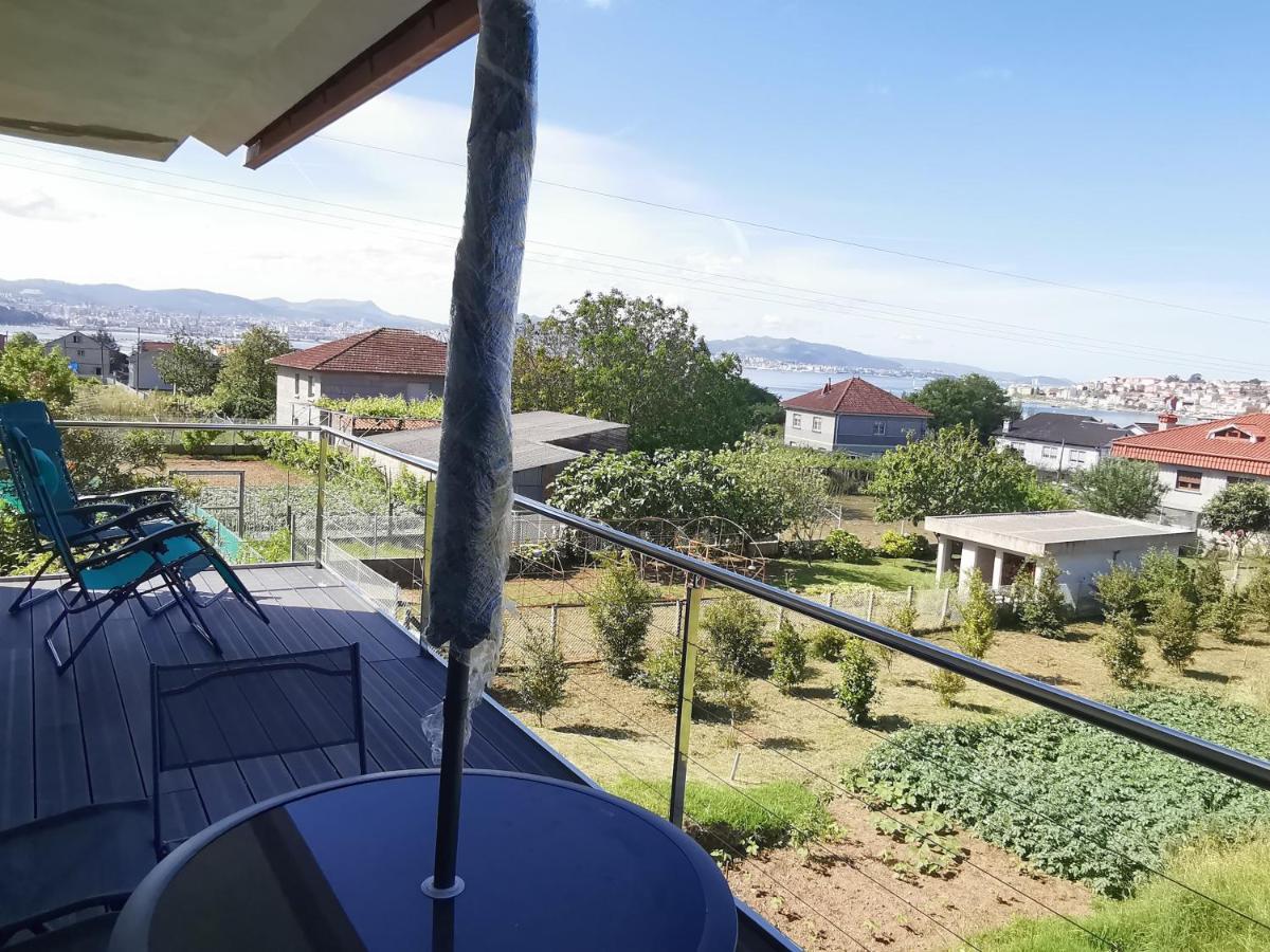 Apartamento Con Estupendas Vistas Moaña Eksteriør bilde