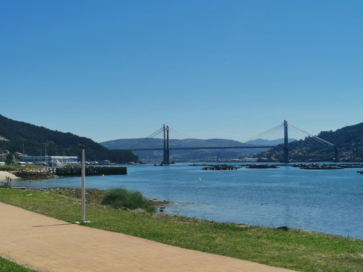 Apartamento Con Estupendas Vistas Moaña Eksteriør bilde